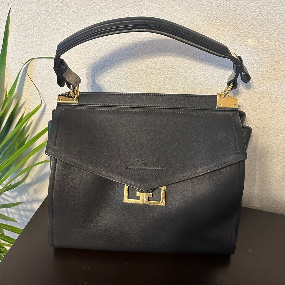Givenchy Black and Gold Shoulder Bag